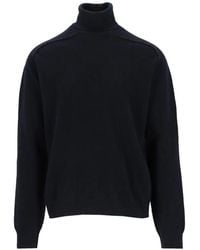 Maison Margiela - Raw-Edge Mock-Neck Sweater - Lyst