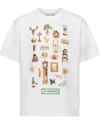JW Anderson - Camiseta con estampado Diorama - Lyst
