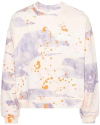 MSGM - Sweatshirt mit Farbklecksen - Lyst