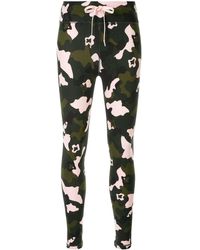Top Cotton Camouflage Paper Bag Trousers In Green Lyst