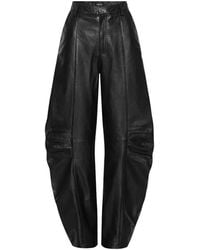ROTATE BIRGER CHRISTENSEN - Pantalon En Cuir - Lyst