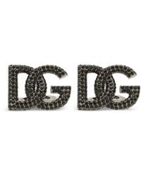 Dolce & Gabbana - Crystal Rhinestones-Embellished Cufflinks - Lyst