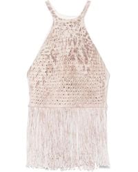 Blumarine - Haut En Maille Ajourée - Lyst