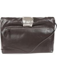 STAUD - Cuff Sculptural-Plaque Leather Cross Body Bag - Lyst