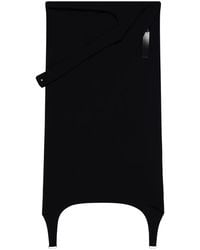 Courreges - Diving Crepe Midi Skirt - Lyst