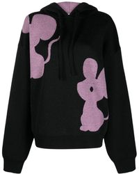JW Anderson - Mouse Intarsia-knit Hoodie - Lyst
