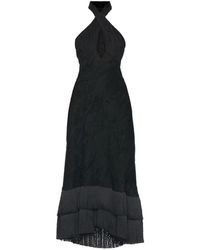 Alexis - Ambrosio Halterneck Tiered Midi Dress - Lyst