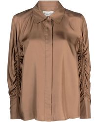 Munthe - Leslea Long-sleeved Silk Shirt - Lyst