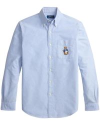 Polo Ralph Lauren - Oxford Bear -Motif Shirt - Lyst