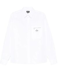 Fendi - Overhemd Met Zak En Logodetail - Lyst