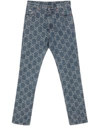 Gucci - GG ストレートジーンズ - Lyst