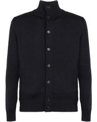 Slowear - High-Neck Button Cardigan - Lyst