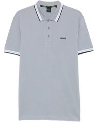 BOSS - Polo con cuello de pico - Lyst