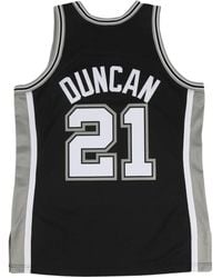Mitchell & Ness - "Nba San Antonio Spurs 02 Tim Duncan" Authentieke Jersey Top - Lyst