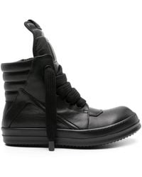 Rick Owens - Lido Jumbo Laced Geobasket Sneakers - Lyst