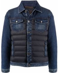 Moorer - Mondor-104S Padded Denim Jacket - Lyst