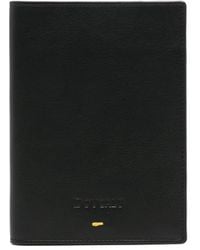 Doucal's - Logo-Debossed Leather Passport Holder - Lyst