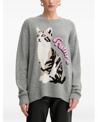From Future - Cat-Detail Sweater - Lyst