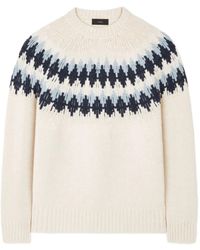 Alanui - Trui Met Ronde Hals En Patroon - Lyst