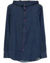 Kiton - Mariano Hooded Shirt - Lyst