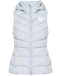 Canada Goose - Chaleco Clair acolchado con parche del logo - Lyst