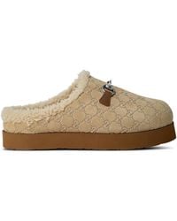 Gucci - Interlocking-G Horsebit Slippers - Lyst