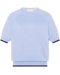 Rosetta Getty - Top Con Lavorazione A Maglia X Getty - Lyst