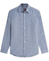 Tommy Hilfiger - Logo-Embroidered Button-Down Shirt - Lyst