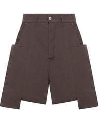 Rick Owens - Shorts Met Cargo Zak - Lyst