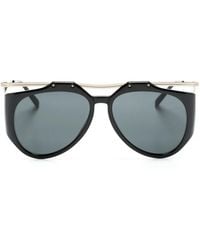 Saint Laurent - Sl M137 Amelia Pilot-Framed Sunglasses - Lyst