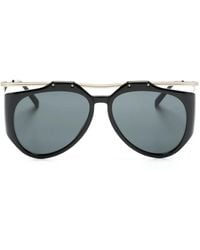 Saint Laurent - Sl M137 Amelia Pilot-Framed Sunglasses - Lyst