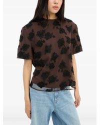 ROTATE BIRGER CHRISTENSEN - Beaded Oversized Top - Lyst