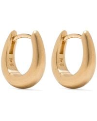 Tom Wood - Liz Satin Huggie Earrings - Lyst