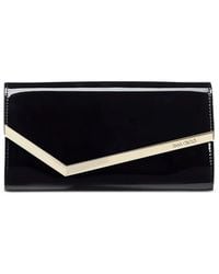 Jimmy Choo - Emmie Clutch Bag In Patent Leather - Lyst