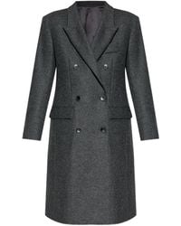 Isabel Marant - Abrigo de lana con doble botonadura - Lyst