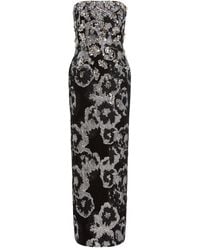 Jenny Packham - フローラル マキシドレス - Lyst