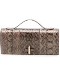 Malone Souliers - Sac Cabas En Cuir À Effet Peau De Serpent May - Lyst