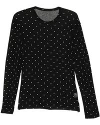 JNBY - Polka-Dot Cotton T-Shirt - Lyst