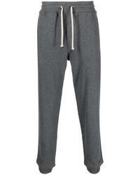 Brunello Cucinelli - Drawstring-Waistband Mélange-Effect Trousers - Lyst