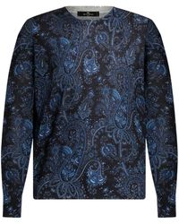 Etro - Pullover mit Paisleymuster - Lyst
