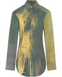 Jean Paul Gaultier - The Acid Water Printed Buttoned Shirt - Lyst