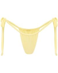 FAE SWIM - Birdie Tie-Side Bikini Bottoms - Lyst