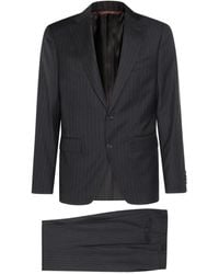 Canali - Pinstripe Wool Suit - Lyst