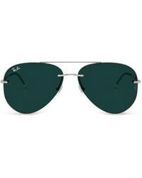 Ray-Ban - Lunettes De Soleil À Monture Pilote - Lyst
