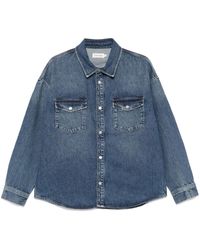 FRAME - Camisa vaquera - Lyst