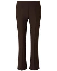 Peserico - Pantalones Acampanados Con Pinzas - Lyst