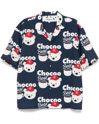 Chocoolate - Camicia Con Stampa Grafica - Lyst