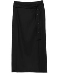Low Classic - Falda con cinturón y ojales - Lyst