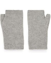 Moorer - Ribbed-Knit Fingerless Gloves - Lyst