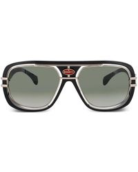 Bugatti - Pilot-Frame Logo-Plaque Sunglasses - Lyst
